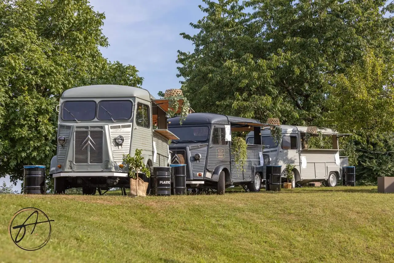 Gestylede entree van een event van Allure